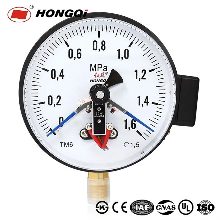 6inch Electric Contact Pressure Gauge With Radial Direction Connection