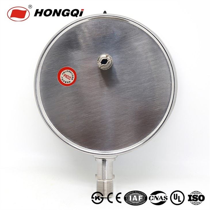 Hongqi Ygk-150 All Stainless Steel Photo Electricity Contacts Pressure Gauge